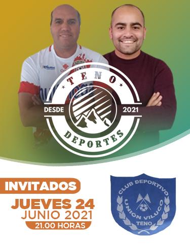 Teno Deportes: Jueves 24 de Junio Invitado Club Deportivo Viluco
