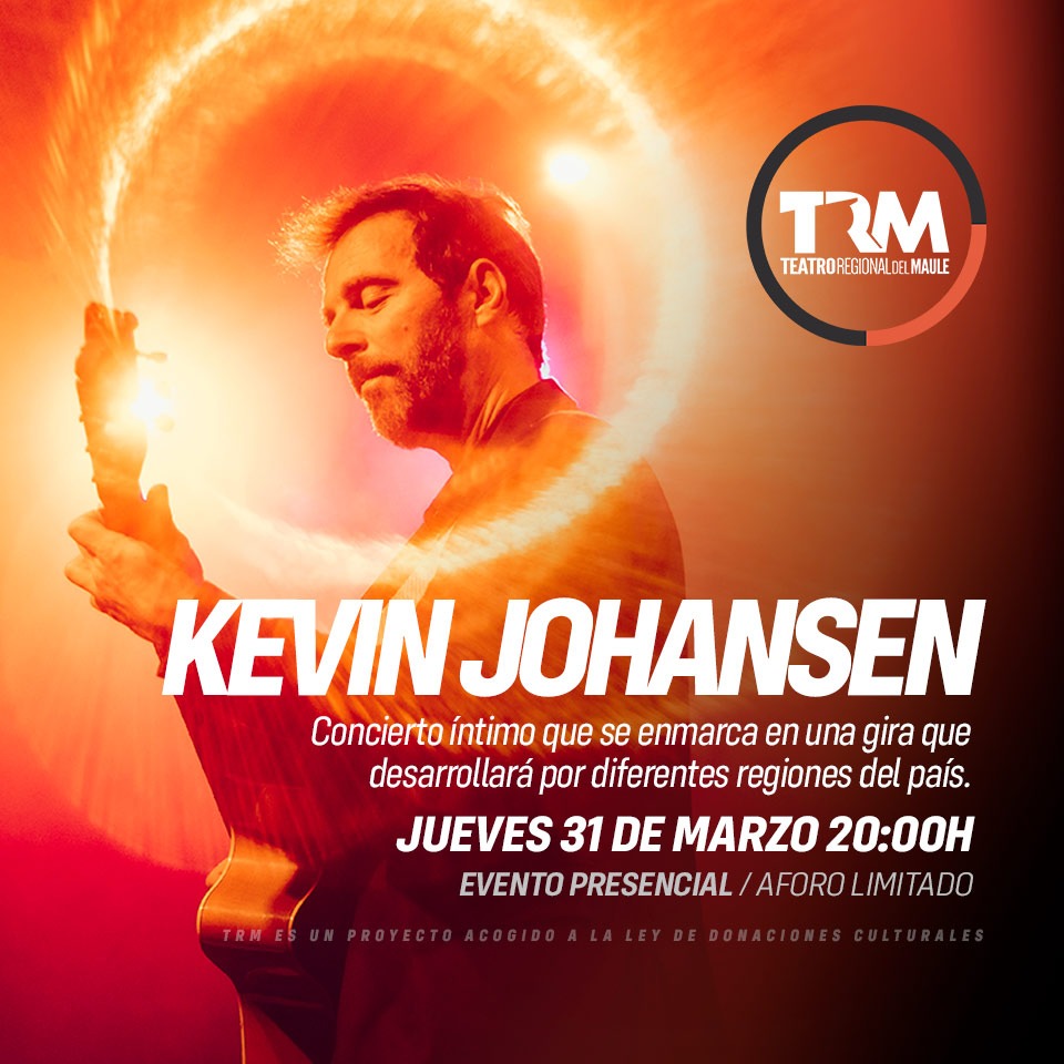 Kevin Johansen regresa al TRM para presentar un concierto con un formato íntimo que se enmarca en una gira que desarrollará por diferentes regiones del país. Kevin Johansen regresa al TRM para presentar un concierto con un formato íntimo que se enmarca en una gira que desarrollará por diferentes regiones del país.