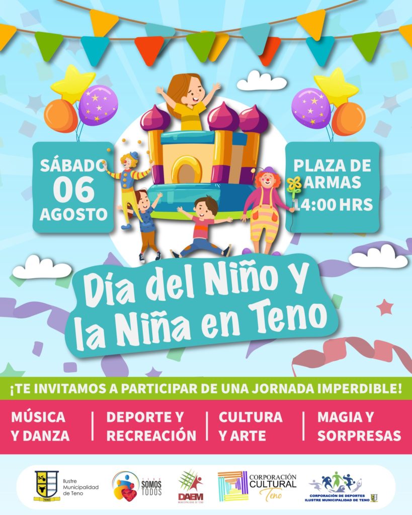MUNICIPIO DE TENO AFINA DETALLES PARA CELEBRAR EL DIA DEL NIÑO Y NIÑA
