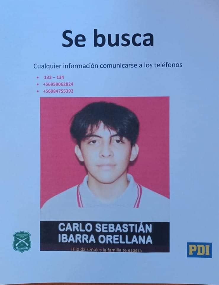 PDI ENCUENTRA A MENOR DE EDAD DESAPARECIDO EN CURICÓ