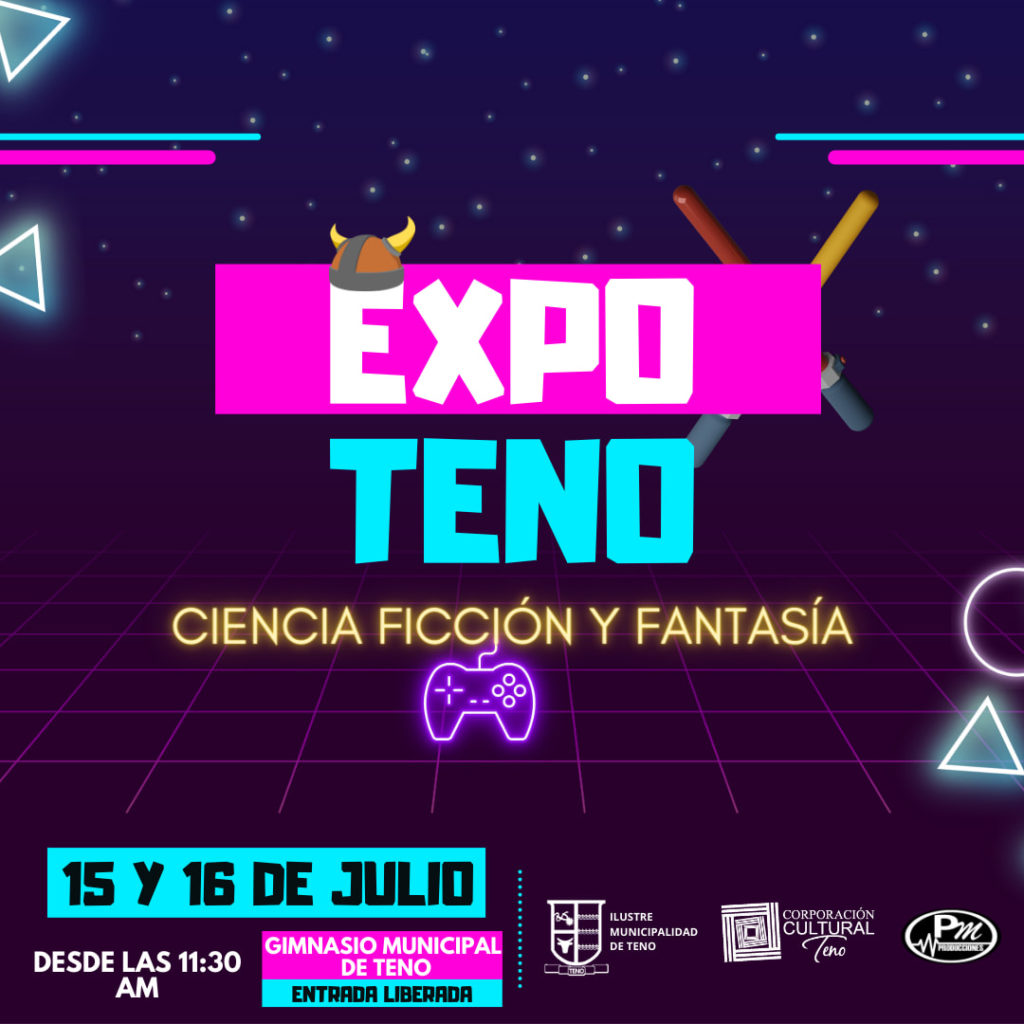 Segunda edición de la Expo Teno: Ciencia Ficción y Fantasía 2023