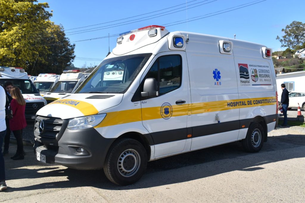 Ya están en funcionamiento 5 nuevas ambulancias para el Hospital de Constitución