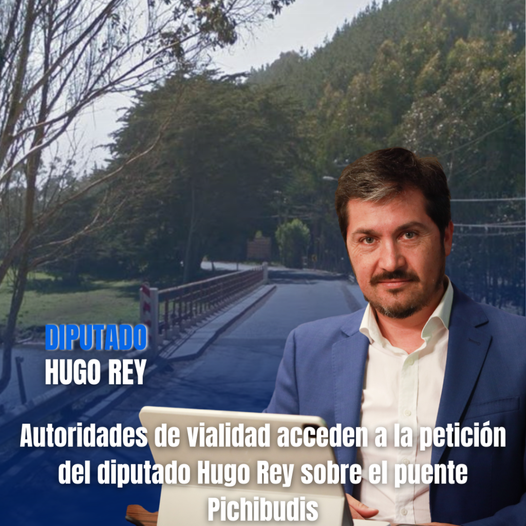 Autoridades de vialidad acceden a la petición del diputado Hugo Rey sobre el puente Pichibudis