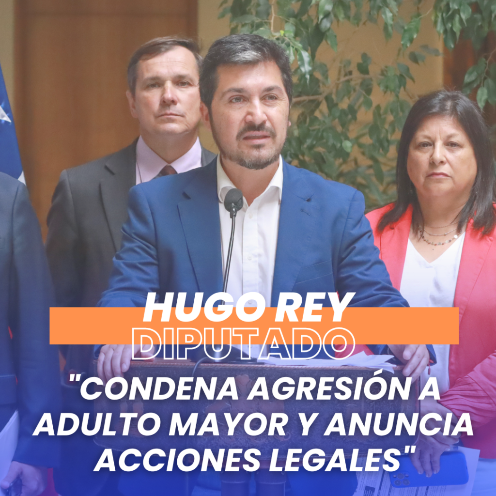 Diputado Hugo Rey condena agresión a adulto mayor y anuncia acciones legales