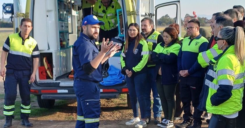140 funcionarios SAMU se capacitaron en traslado aeromedicalizado de pacientes
